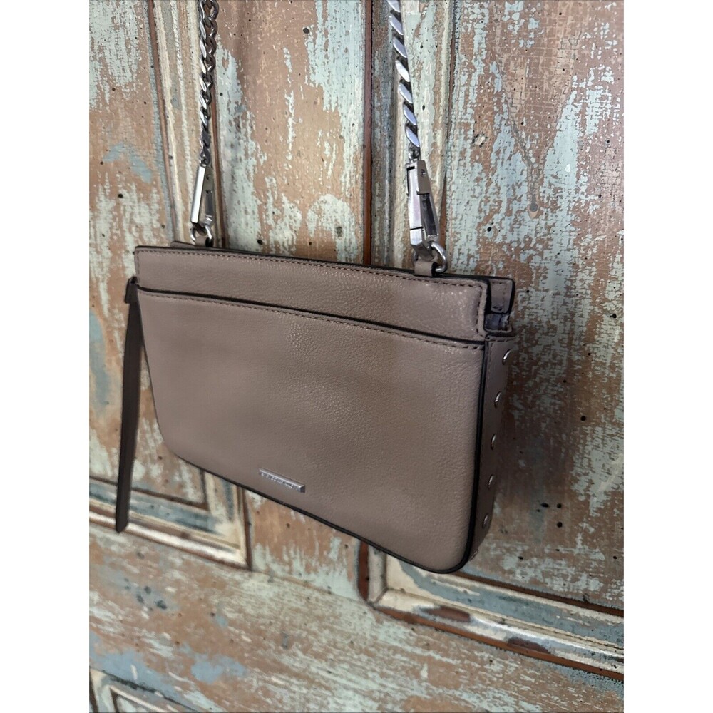 Rebecca Minkoff Bree Crossbody Bag Tan Leather - Picture 3 of 16